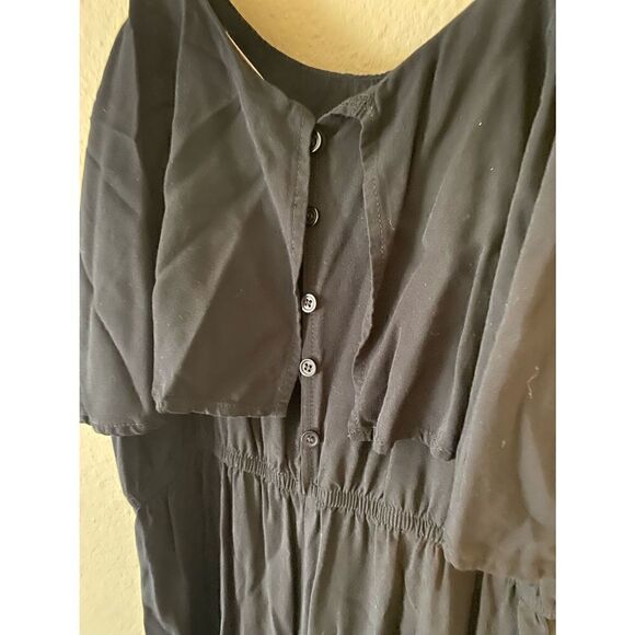 Black Pant Length Romper   - Picture 5 of 7